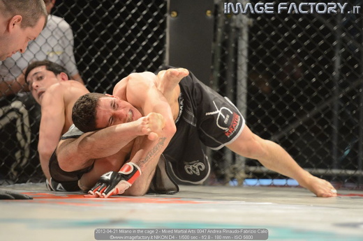 2012-04-21 Milano in the cage 2 - Mixed Martial Arts 0047 Andrea Rinaudo-Fabrizio Calio